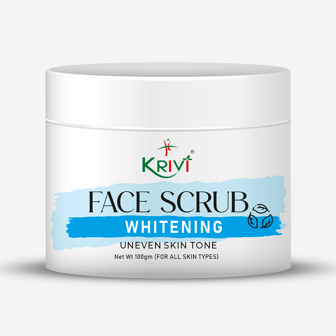 Krivi Whitening Face Scrub Uneven Skin Tone 100gm