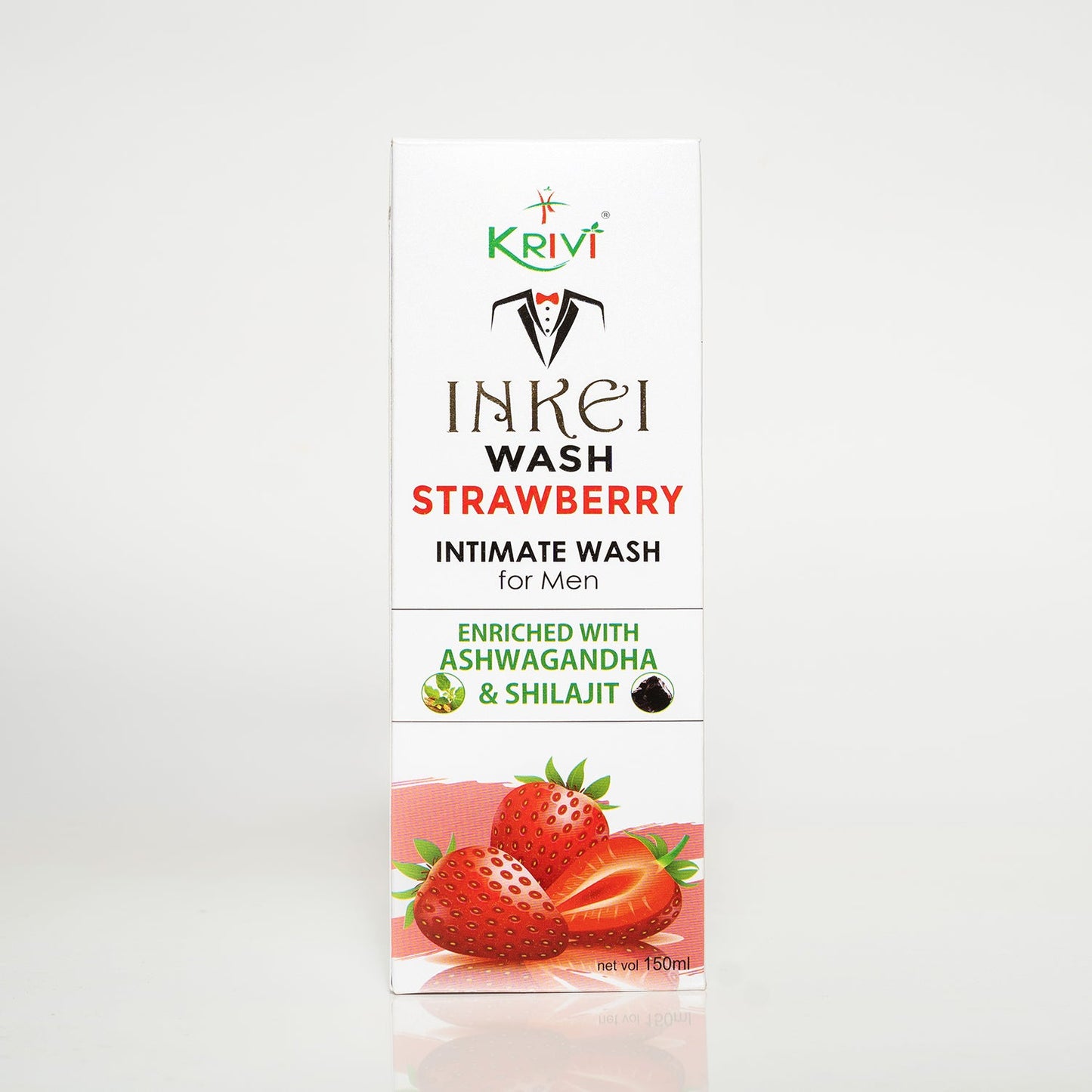 Inkei Intimate Wash for Men - Strawberry 150ml (Pack of 1)