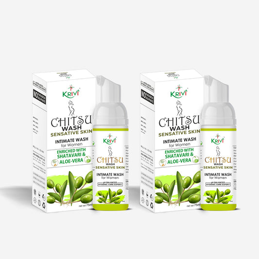 Chitsu Intimate Wash for Sensitive Skin 75ml (Pack of 2)