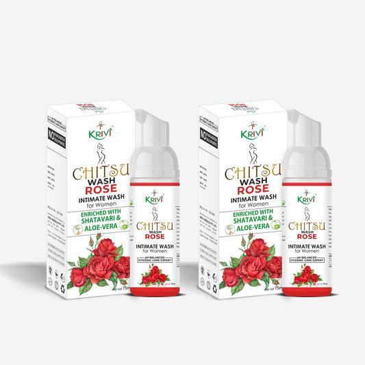 Chitsu Intimate Wash - Rose 75ml (Pack of 2)