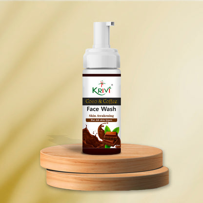 Krivi Coco & Coffee Face Wash with Foaming Pump 150ml
