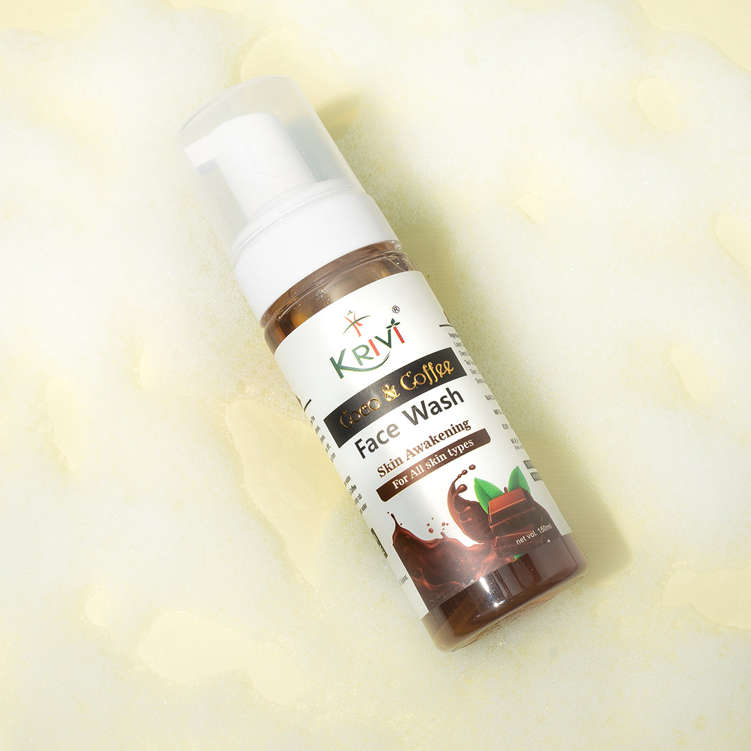Krivi Coco & Coffee Face Wash with Foaming Pump 150ml