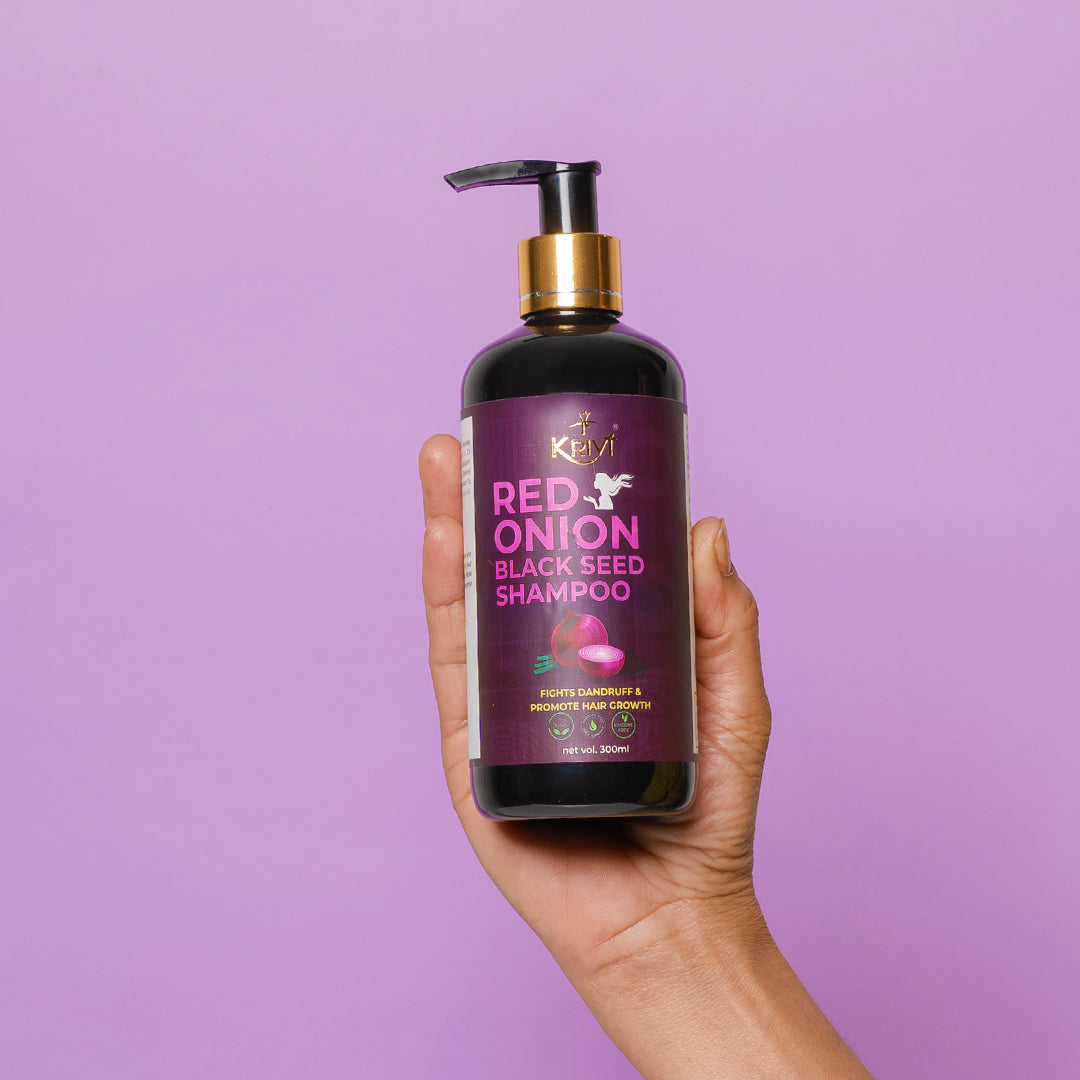 Krivi Red Onion Black Seed Shampoo 300ml