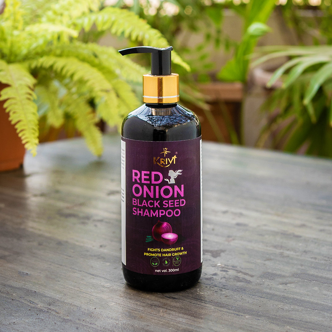 Krivi Red Onion Black Seed Shampoo 300ml