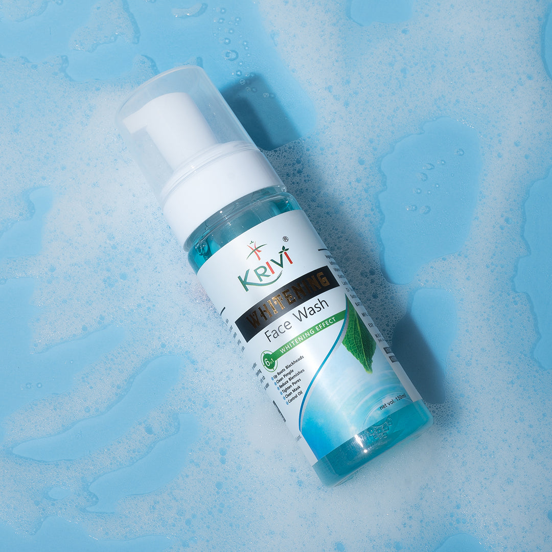 Krivi Whitening Face Wash with Foaming Pump 150ml