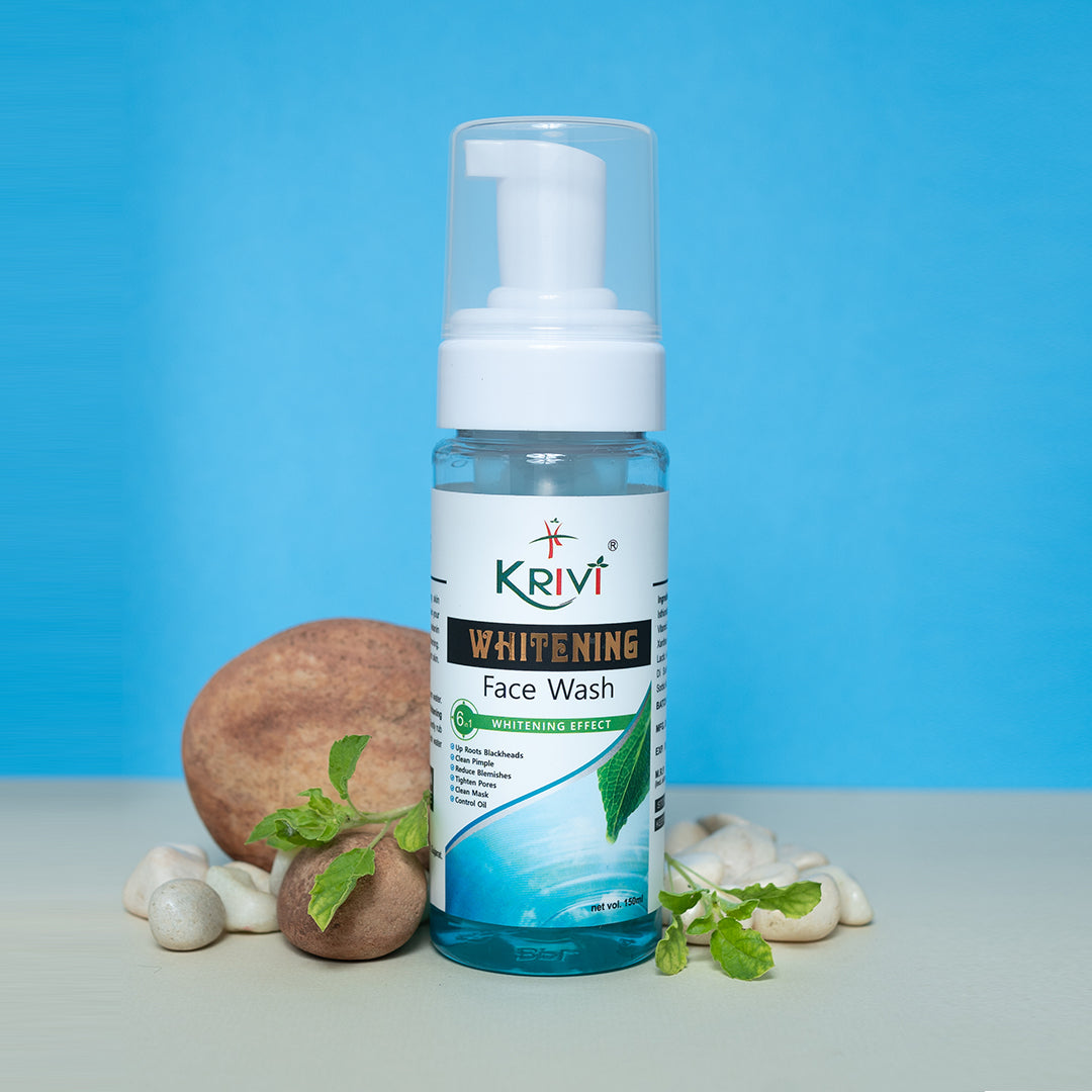 Krivi Whitening Face Wash with Foaming Pump 150ml