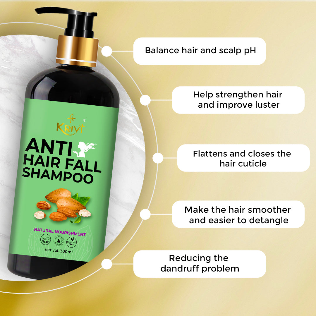 Krivi Anti Hair fall Shampoo Natural Nourishment 300ml