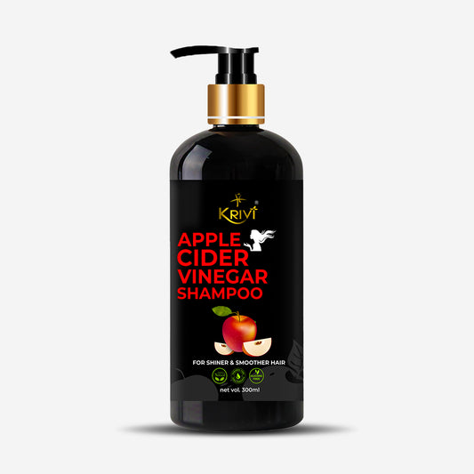 Krivi Apple Cider Vinegar Shampoo with Apple Cider Vinegar and Vitamin E -300ml