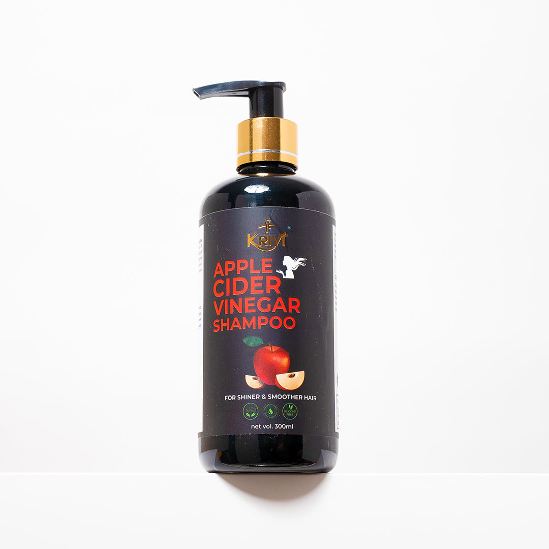 Krivi Apple Cider Vinegar Shampoo with Apple Cider Vinegar and Vitamin E -300ml