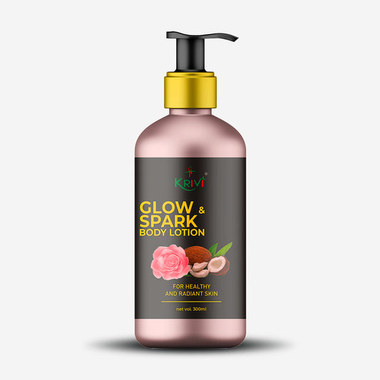 Krivi Glow & Spark Body Lotion for Healthy and Radiant Skin 300ml