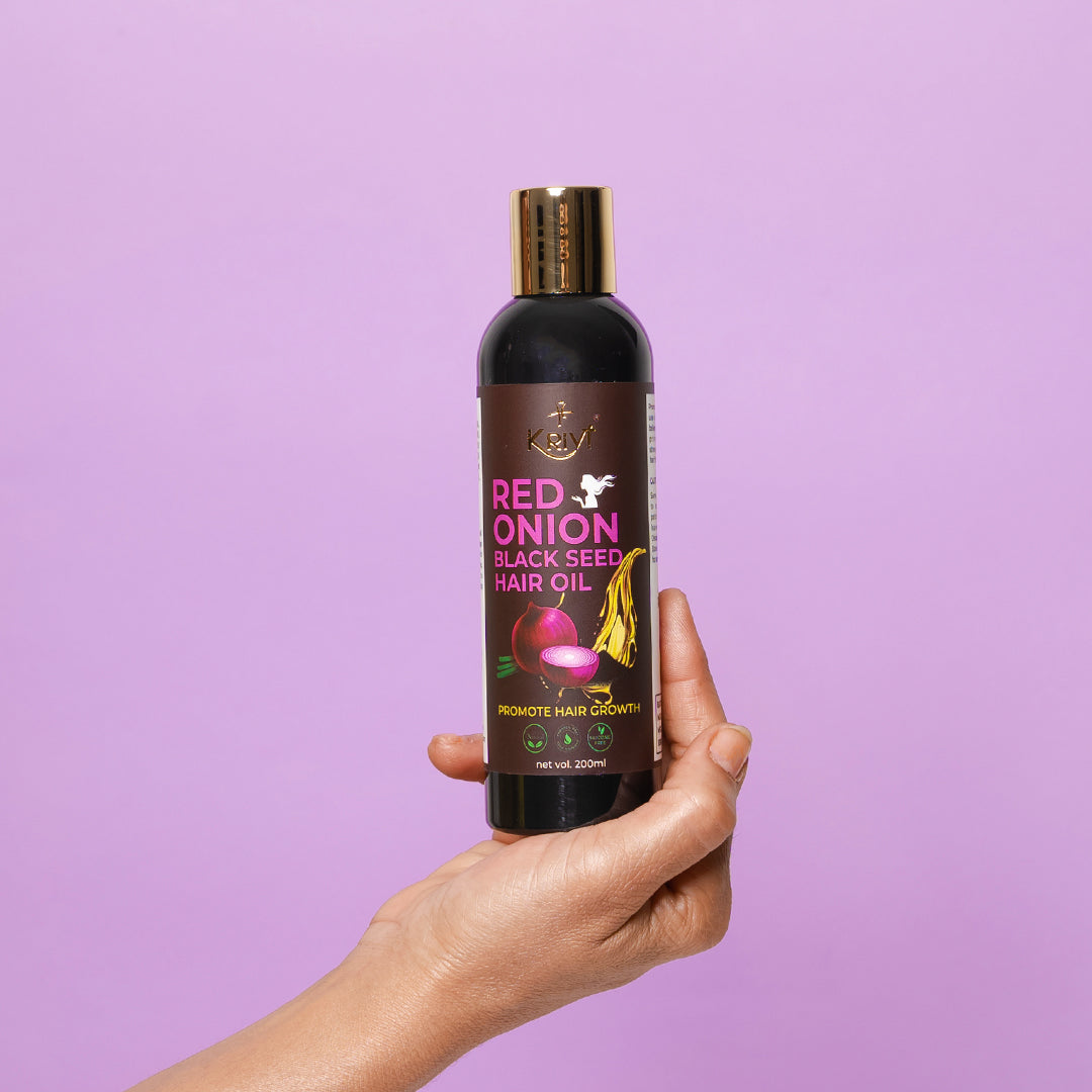 Krivi Red Onion Black Seed Hair Oil 200ml