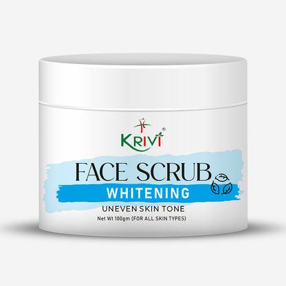 Krivi Whitening Face Scrub Uneven Skin Tone 100gm