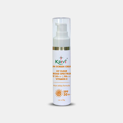 Krivi Sun Screen SPF 50++, UVA & UVB Protection 50gm