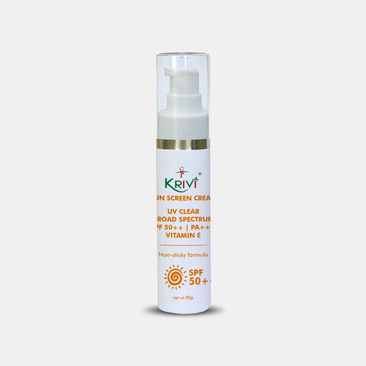 Krivi Sun Screen SPF 50++, UVA & UVB Protection 50gm