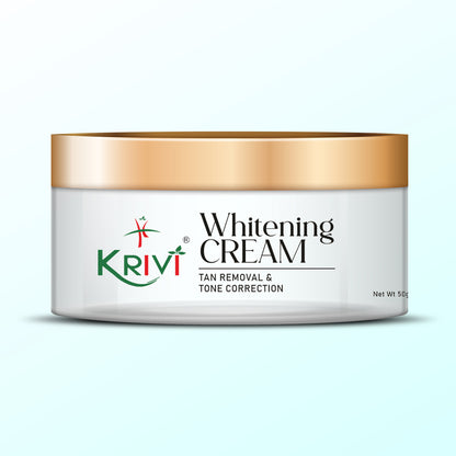 Krivi Whitening Cream for Tan Removal & Tone Correction 50gm