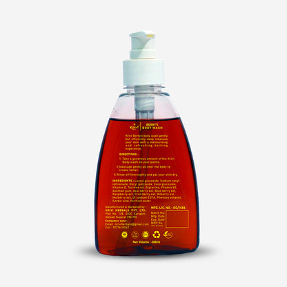 Krivi Berry's Body Wash 200ml