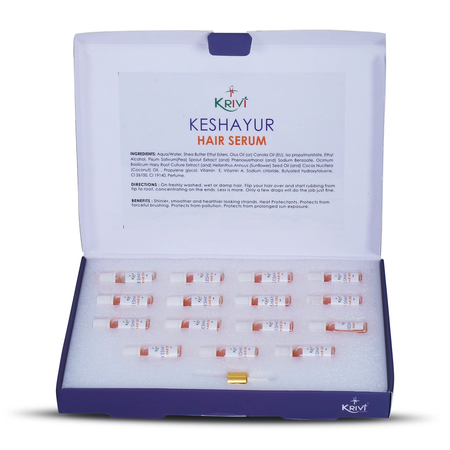 Krivi Keshayur Hair Serum Gift Pack 45ml (3ml Each)