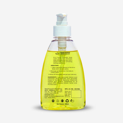 Krivi Kesar Chandan Body Wash 200ml