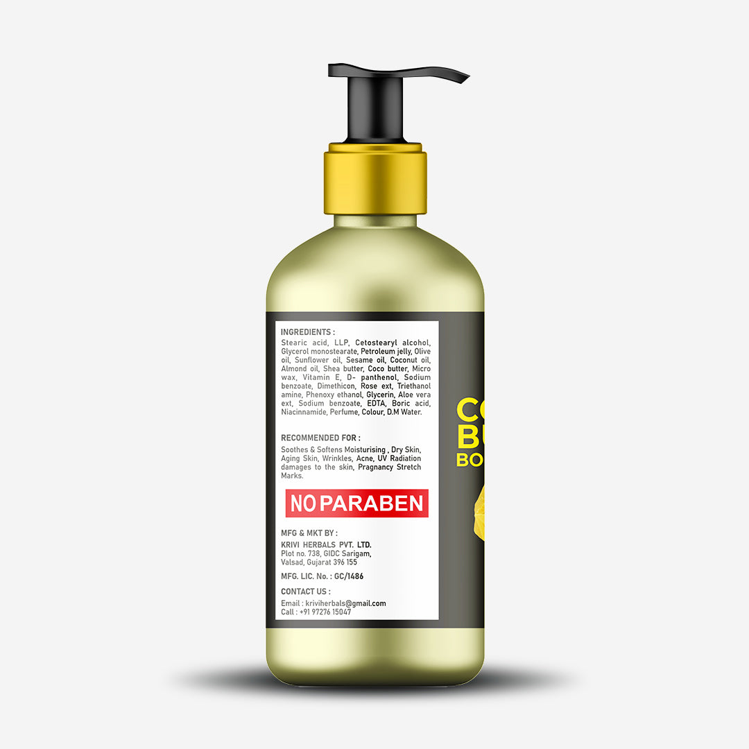 Krivi Coco Butter Body Lotion - Soothes & Softens Skin 300ml