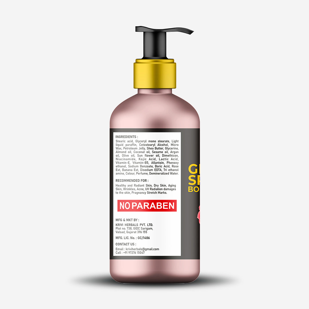 Krivi Glow & Spark Body Lotion for Healthy and Radiant Skin 300ml