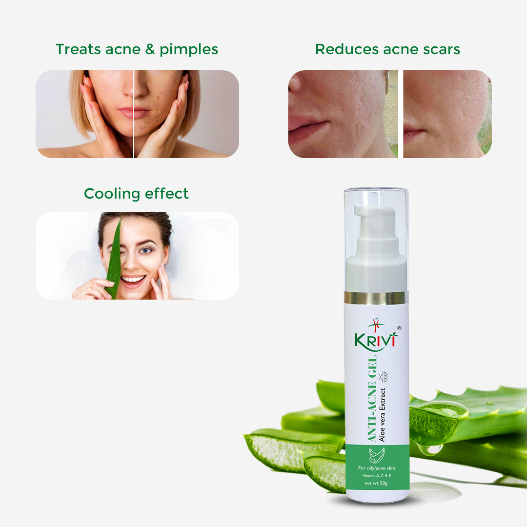 Krivi Acne Gel with Salicylic Acid and Niacinamide 50ml