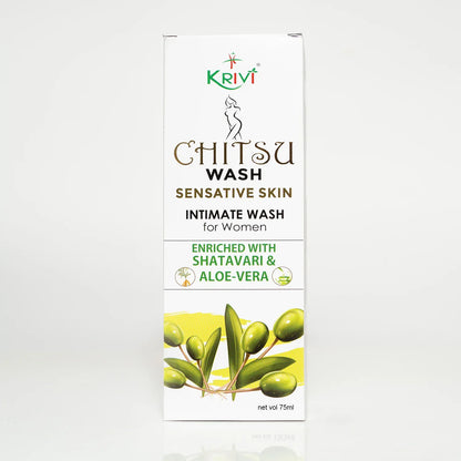 Chitsu Intimate Wash for Sensitive Skin 75ml (Pack of 3)