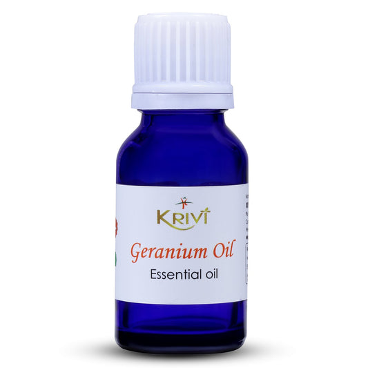 Krivi Geranium Essential Oil 15ml (Pack of 1)