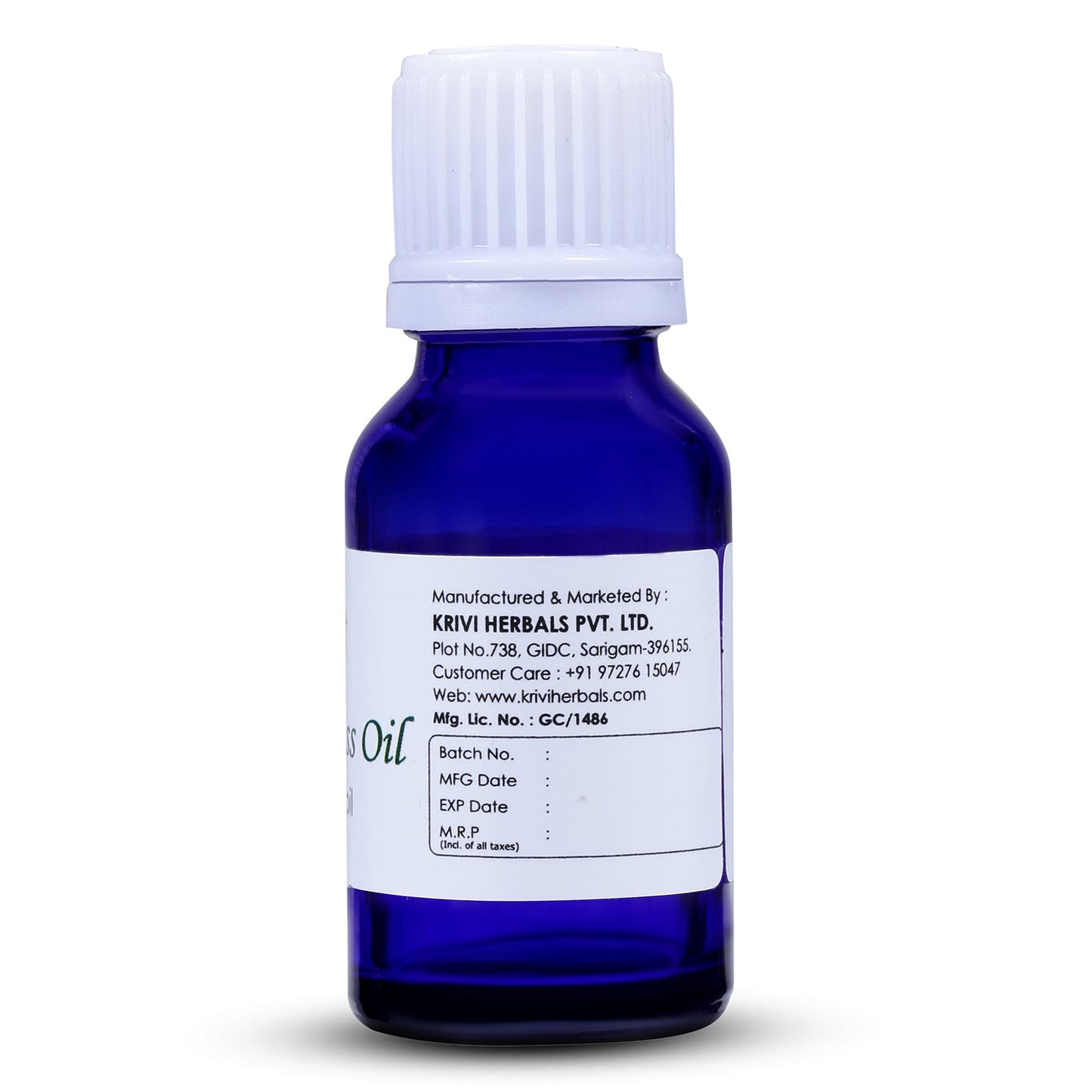 Krivi Lemon Grass Essential Oil 15ml (Pack of 1)