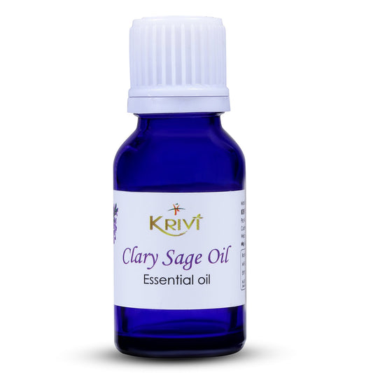 Krivi Clary sage Essential Oil 15ml (Pack of 1)
