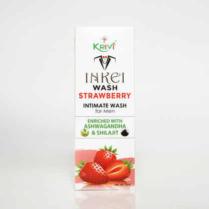 Inkei Intimate Wash for Men - Strawberry 75ml (Pack of 1)