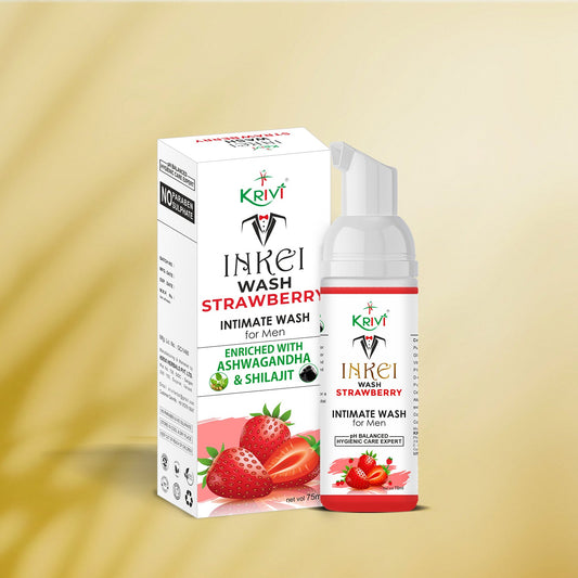 Inkei Intimate Wash for Men - Strawberry 75ml (Pack of 1)