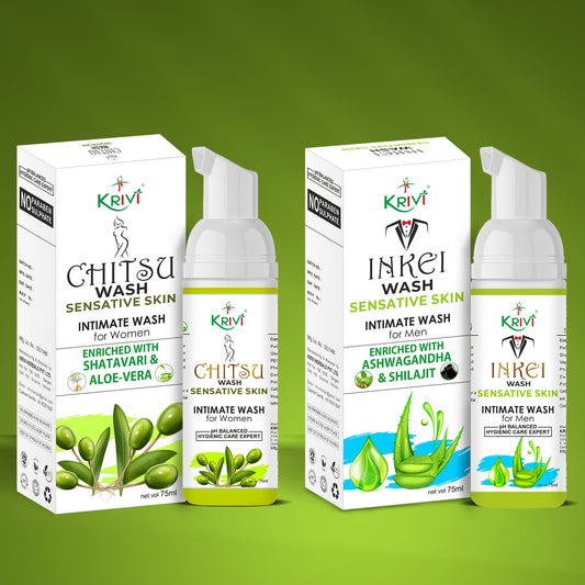 Men and Women Intimate Wash Combo (Sensitive Skin )